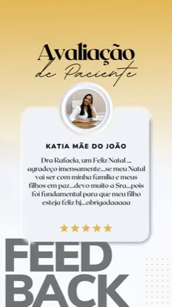 Avaliação de Katia, mãe do João